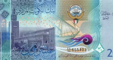 سعر الدينار الكويتي اليوم